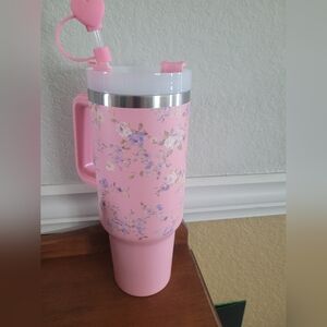 Floral Pink Tumbler